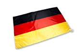 1 x Deutschland Fahne – Flagge Germany – 120 cm x 75 cm – Schwarz Rot Gold - Fanartikel