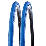 2x Kenda Rennrad Fixie Reifen Kontender K-196 26-622 700x26C Draht blau