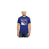 47 Brand NHL T-Shirt New York Rangers blau Logo Splitter Eishockey (X-Large)