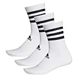 adidas 3 Stripes Cush Socks Socken 3er Pack (43-45, white)