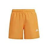 adidas Boy's YB BOS Shorts Swimsuit, orange Rush, 910A