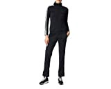 adidas Damen Back 2 Basics 3-Stripes Trainingsanzug, Black/White, 2XS