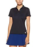 adidas Damen Club Kurzarm Polo-Shirt, Black, L