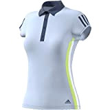 adidas Damen Poloshirt 3-Streifen Club, Aerblu, M, CE1476