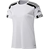 adidas Damen Squad 21 Jsy W T Shirt, Weiß / Schwarz, L EU