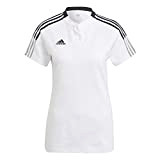 adidas Damen tiro21 w Polo Shirt, Weiß, L EU