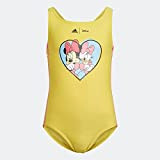 adidas Girls Swimsuit Disney Friends, Impact Yellow, HM9181, 140