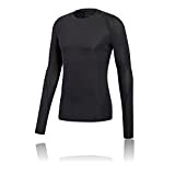 adidas Herren Alphaskin Tech Langarm T-Shirt, Black, M