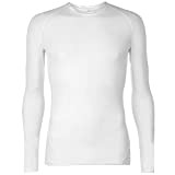 adidas Herren Alphaskin Tech Langarm T-Shirt, White, 2XL