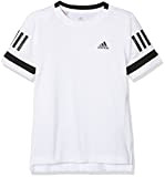 adidas Jungen Club 3-Streifen T-Shirt, White, 152