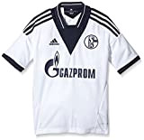 adidas Jungen Trikot FC Schalke 04 Away Jersey Youth, White/Collegiate Navy, 140