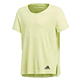 adidas Mädchen Training Climachill Tee Trainingsshirt, semi Frozen Yellow, 164