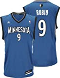 adidas Ricky Rubio Minnesota Timberwolves NBA Replica Kinder Jersey Trikot - Blue