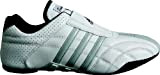 adidas Taekwondo Schuh AdiLux, Weiß mit Grauen Streifen 38 2/3