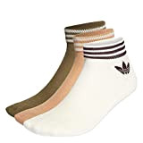 adidas Unisex Ankle Socks Trefoil Ankle Socken, 3 Paar, Owhite/Magbei/Focoli, HL9269, Size 3134