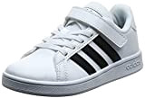 adidas Unisex Kinder Grand Court C Sneakers, Weiß Cloud White Core Black Cloud White, 30 EU
