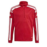 adidas Unisex Kinder Sq21 Tr Top Y Sweatshirt, Team Power Red/White, 140 EU