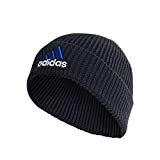 adidas Unisex Woolie Two-Colored Logo Beanie, Legend Ink, HL4832, OSFW