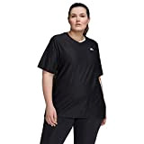 adidas Womens T-Shirt (Short Sleeve) Adi Runner Tee, Black, HG8675, 2X