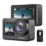 AKASO Action Cam 4K 20MP WiFi Unterwasserkamera IPX8 Wasserdicht Action Kamera EIS 2.0 mit Touchscreen, Zoom, Sprachsteuerung, Externes Mikrofon und ...