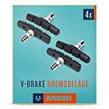 Alphatrail V-Brake Bremsbeläge 2 Paar 70mm I Hohe Bremskraft im Alltag I Langlebiger Bremsbelag & 100% Passgenau für V-Brakes von ...
