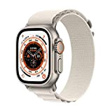 Apple Watch Ultra (GPS + Cellular, 49mm) Smartwatch - Titangehäuse, Alpine Loop Polarstern - Small. Fitnesstracker, präzisesGPS, Aktionstaste, extra Lange Batterielaufzeit, helleres Retina Display