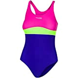 Aqua Speed Badeanzug Schwimmen Mädchen 11/12 Jahre | Sport Schwimmanzug für Kinder mit UV-Schutz | Wettkampf Mädcheneinteiler violett grün rosa ...
