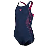 ARENA Badeanzug Mädchen Swim Pro Back schnelltrocknend und chlorresistent, Farbe:Blau, Kinder Größen:164