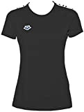 ARENA Damen W T-shirt Team T Shirt, Black-white-black, XL EU