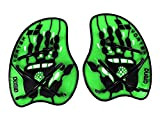 arena Unisex Schwimm Wettkampf Trainingshilfe Hand Paddle Vortex (Ergonomisch, Für Kraft- und Techniktraining), Acid Lime-Black (65), M