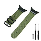Armband Kompatibel mit Suunto Core All Black, 22mm Width Nylon atmungsaktiv Ersatzarmband, Sport Uhrenarmband für Suunto Core All Black (Armeegrün)
