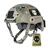 ATAIRSOFT PJ Stil Verstellbar Einstellbarer SWAT Schneller Helm für Armee Militär CQB Kampf Taktisch Paintball (MC)