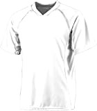 Augusta Sportswear Jungen Youth Wicking Soccer Jersey M White Hemd, weiß/weiß, Mittel