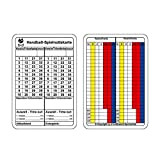 b+d Spielnotizkarten Handball 250 Stück