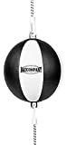 Bad Company Doppelendball aus Kunstleder inkl. elastischen Spanngurten I 25 cm Durchmesser I Boxball für das Reflex- und Boxtraining – ...