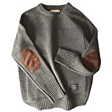 BAIXIAOCHI Winter Dicker Herren Pullover Patch All-Match Knitted Bottoming Shirt Herren Pullover
