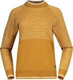 Bergans Damen Alvdal Wool Pullover, golden Yellow-Vanilla White, S