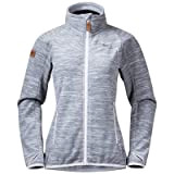 Bergans Hareid Fleece W Jacket NoHood - Aluminium - L