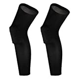 BESPORTBLE 2pcs Professional Sports Ellbogen Guards Anti- Kollision Elbow Pads Armschutz (schwarz)