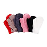 BESPORTBLE 6 Paar Verdicken Halbe Fleecehandschuhe Warme Handschuhe Vollfingerhandschuhe für Frauen Männer