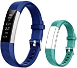BIGGERFIVE Fitness Armband für Kinder, Schrittzähler Uhr Fitness Tracker mit Kalorienzähler und Schlafmonitor, Wasserdicht Aktivitätstracker Armbanduhr mit Vibration Wecker (blau ...