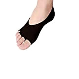 Black Temptation Damen Soft Low Cut Unsichtbare High Heel Socken Half Insoles Pads, A 3