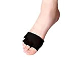 Black Temptation Damen Soft Low Cut Unsichtbare High Heel Socken Half Insoles Pads, A 2