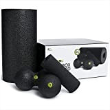 BLACKROLL® BLACKBOX Faszienrolle Set für die Selbstmassage: Set mit Faszienrollen STANDARD und MINI sowie mit Faszienball BALL 08 und DUOBALL ...