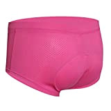 Bluestar Fahrrad-Unterwäsche, für Damen, 3D-gepolstert, pink M rose