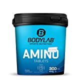 Bodylab24 Amino Tabs 300 Tabletten / Essentielle Aminosäuren hochdosiert / inkl. aller BCAA (L-Leucin, L-Isoleucin und L-Valin) / Zur Regeneration ...