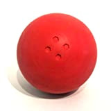 Boßelkugel aus Gummi (rot)