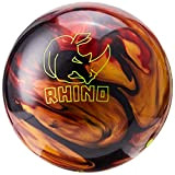 Brunswick Bowlingball RHINO div Farben und Größen (Red/Black/Gold Pearl, 14 Lbs)