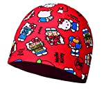 Buff Kinder Hello Kitty Child Microfiber Polar Hat Mütze, Foodie Red, One size