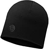 Buff Unisex Heavyweight Merino Wool Hat Mütze, Solid Black, 31 EU